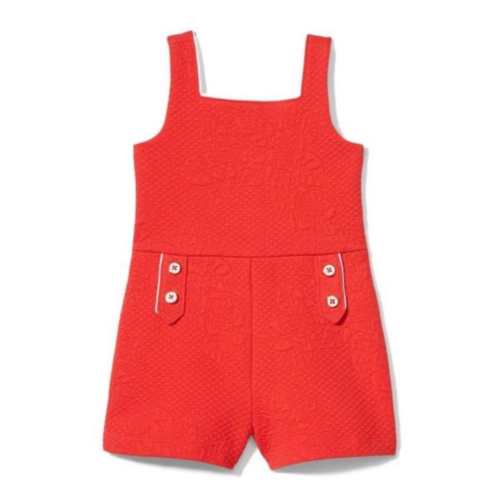 NWT Janie and Jack Quilted Floral Romper
